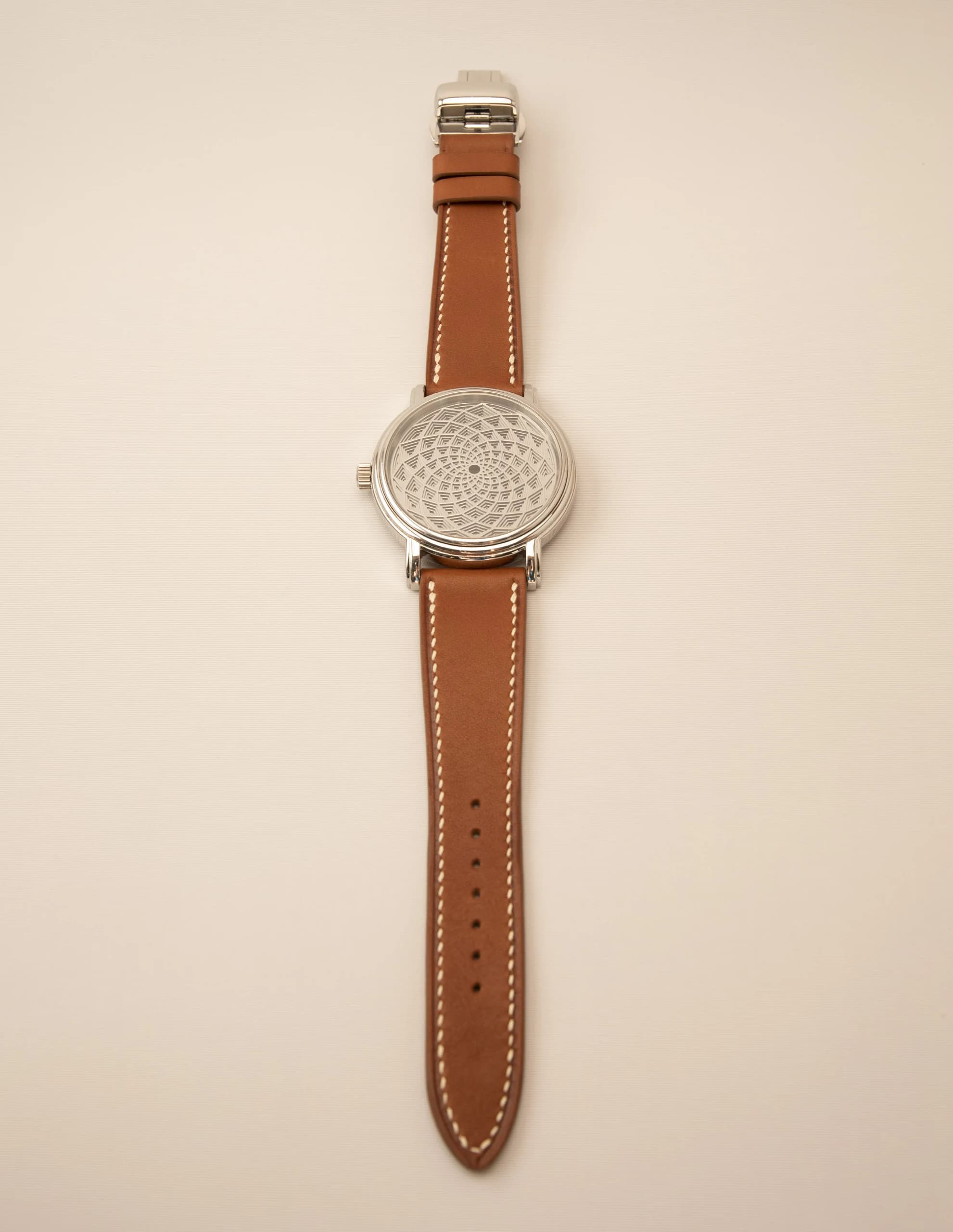 Timelesspiece -- hand-made Barenia calfskin strap